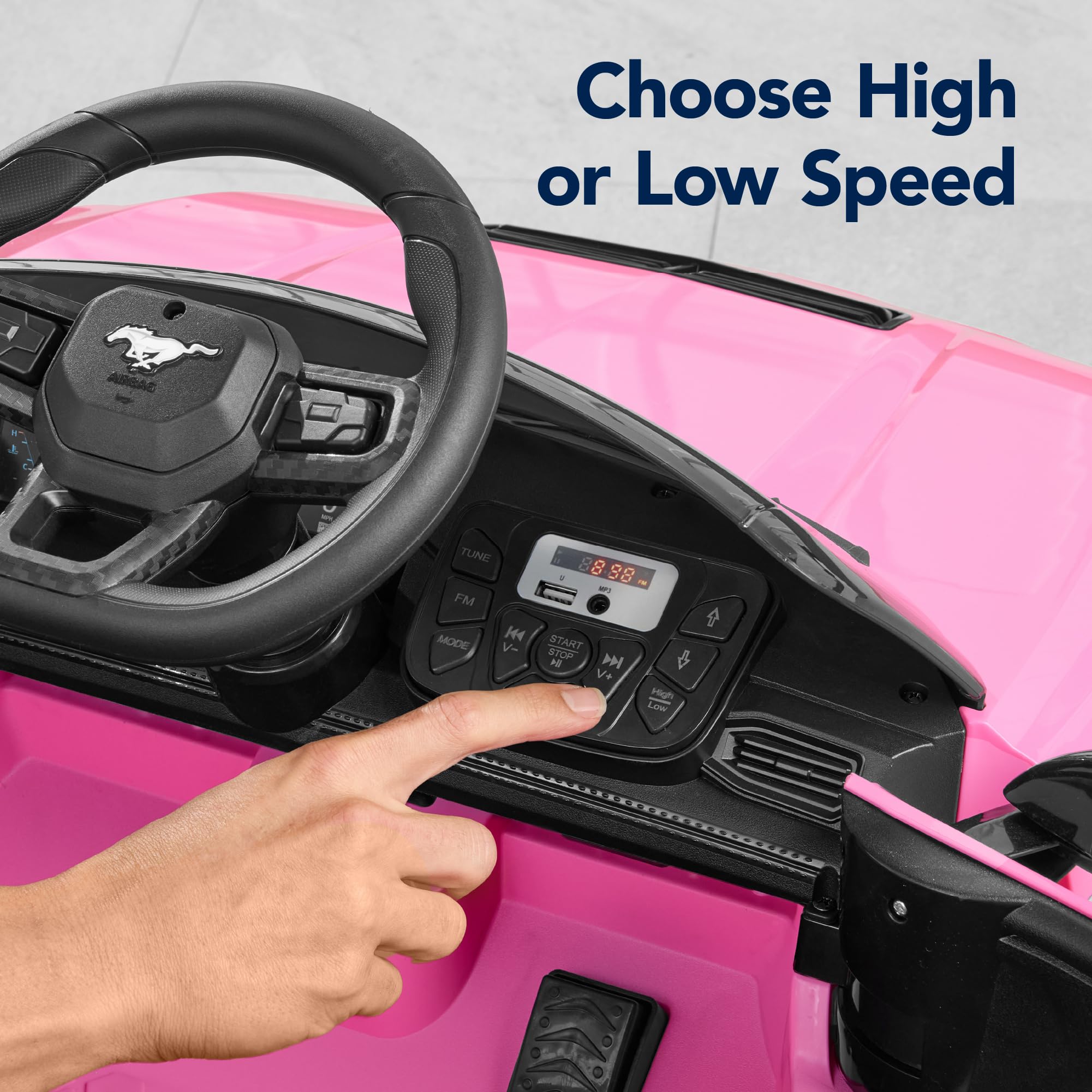 Foto 8 pulgar | Montable Eléctrico Infantil Ford Mustang 12 V Electric Ride On Car Best Choice Kids - Venta Internacional