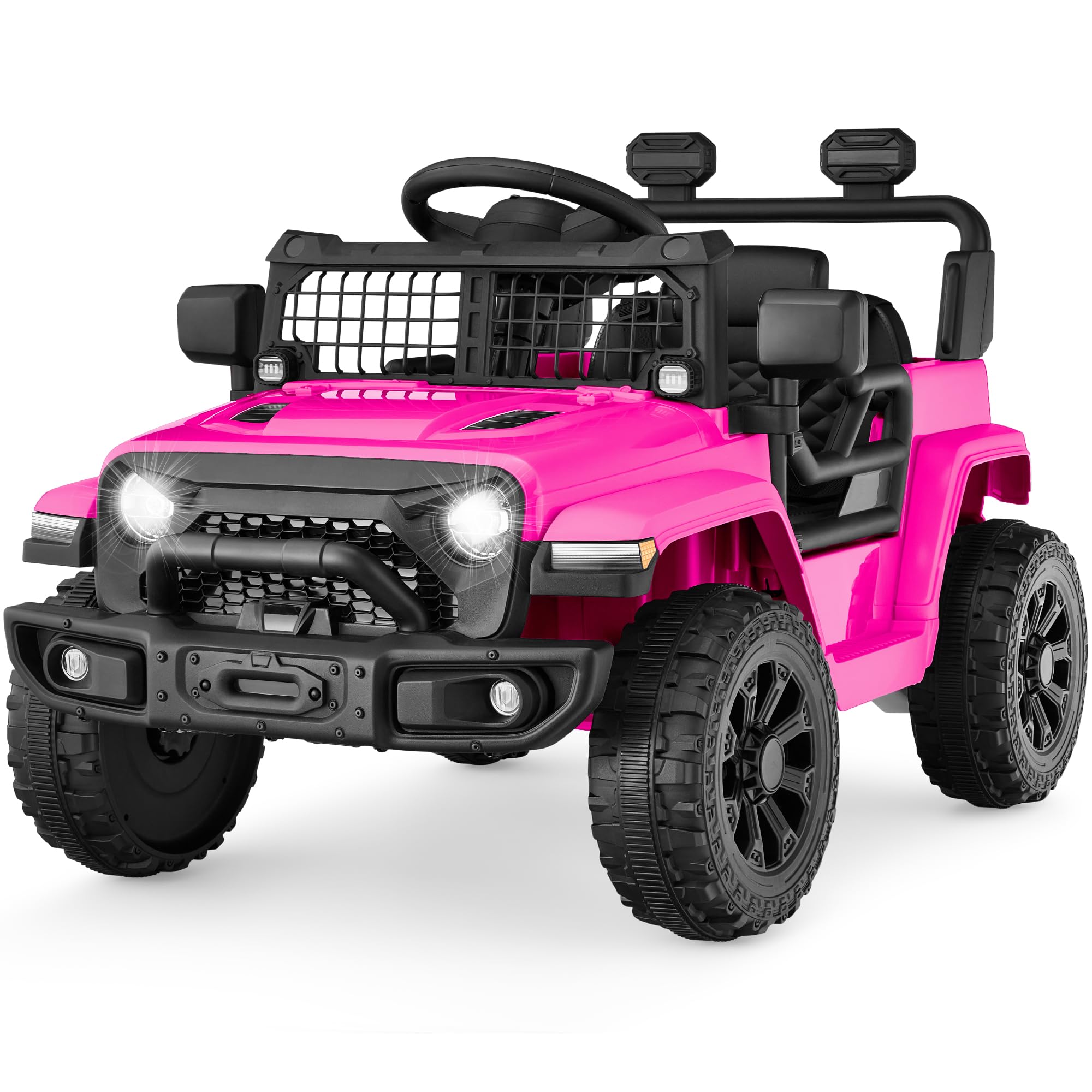 Minicamión Ride On Toy Best Choice Products para Niños 6 V Rosa Intenso - Venta Internacional