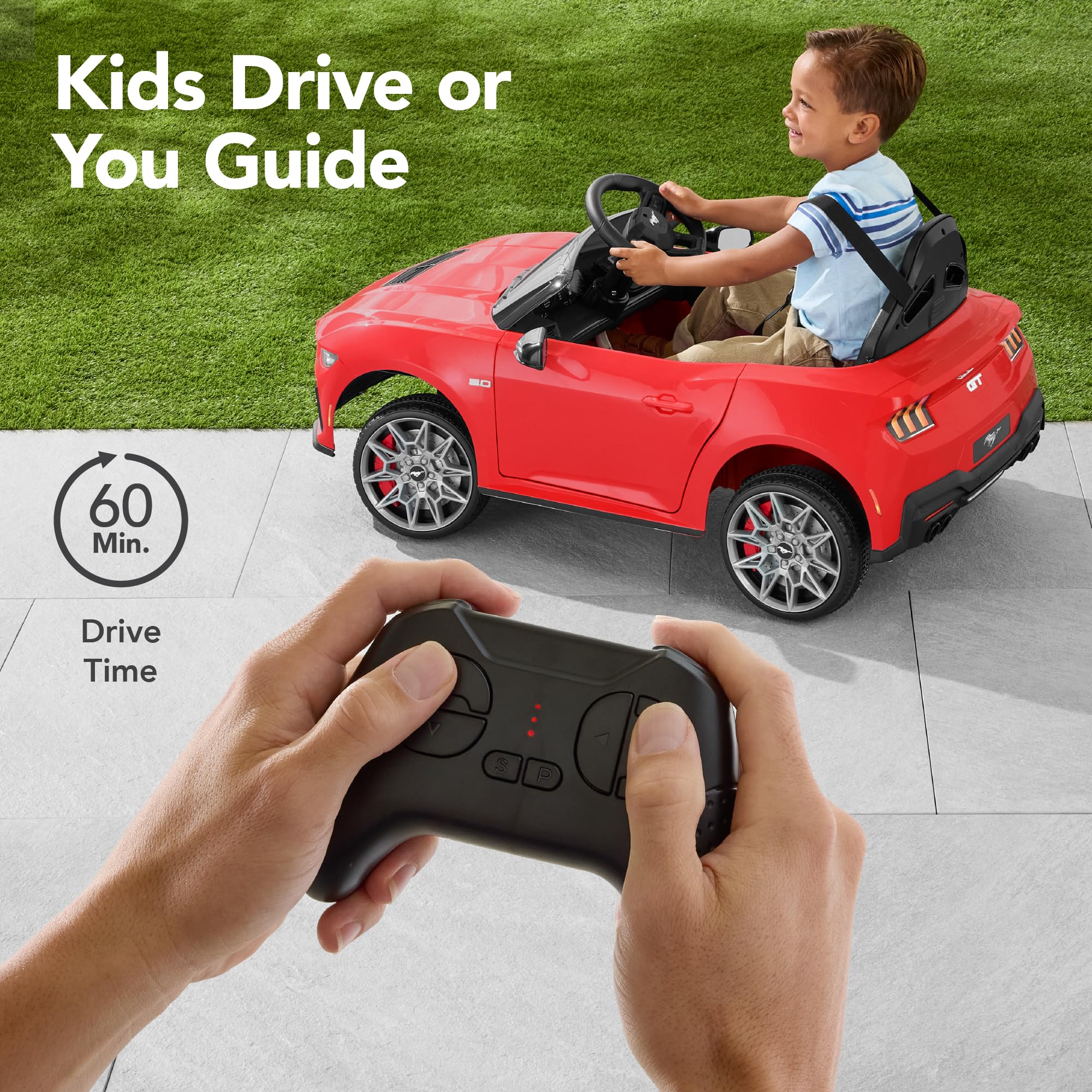 Foto 4 pulgar | Montable Eléctrico Infantil Ford Mustang 12 V Electric Ride On Car Best Choice Kids - Venta Internacional
