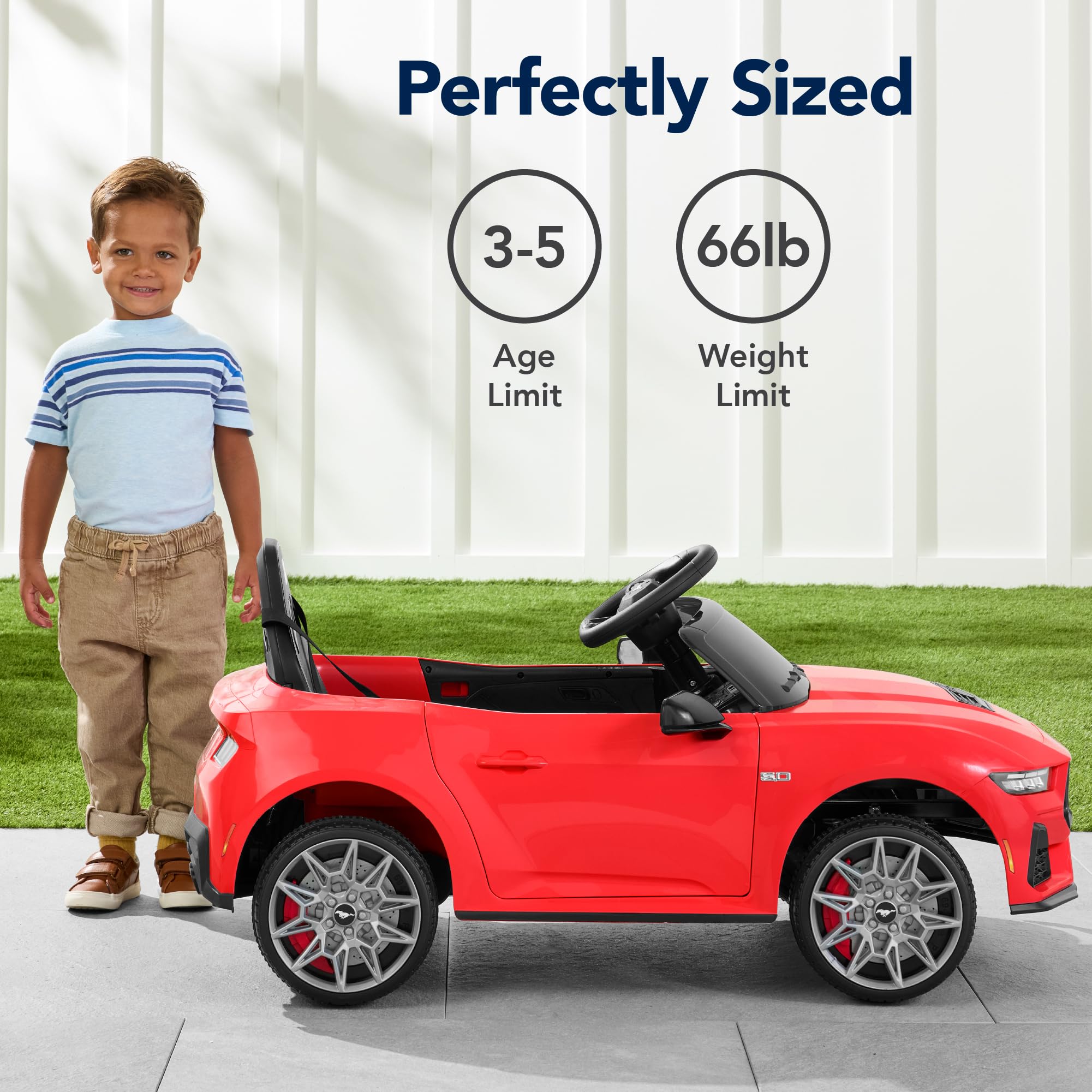 Foto 6 pulgar | Montable Eléctrico Infantil Ford Mustang 12 V Electric Ride On Car Best Choice Kids - Venta Internacional