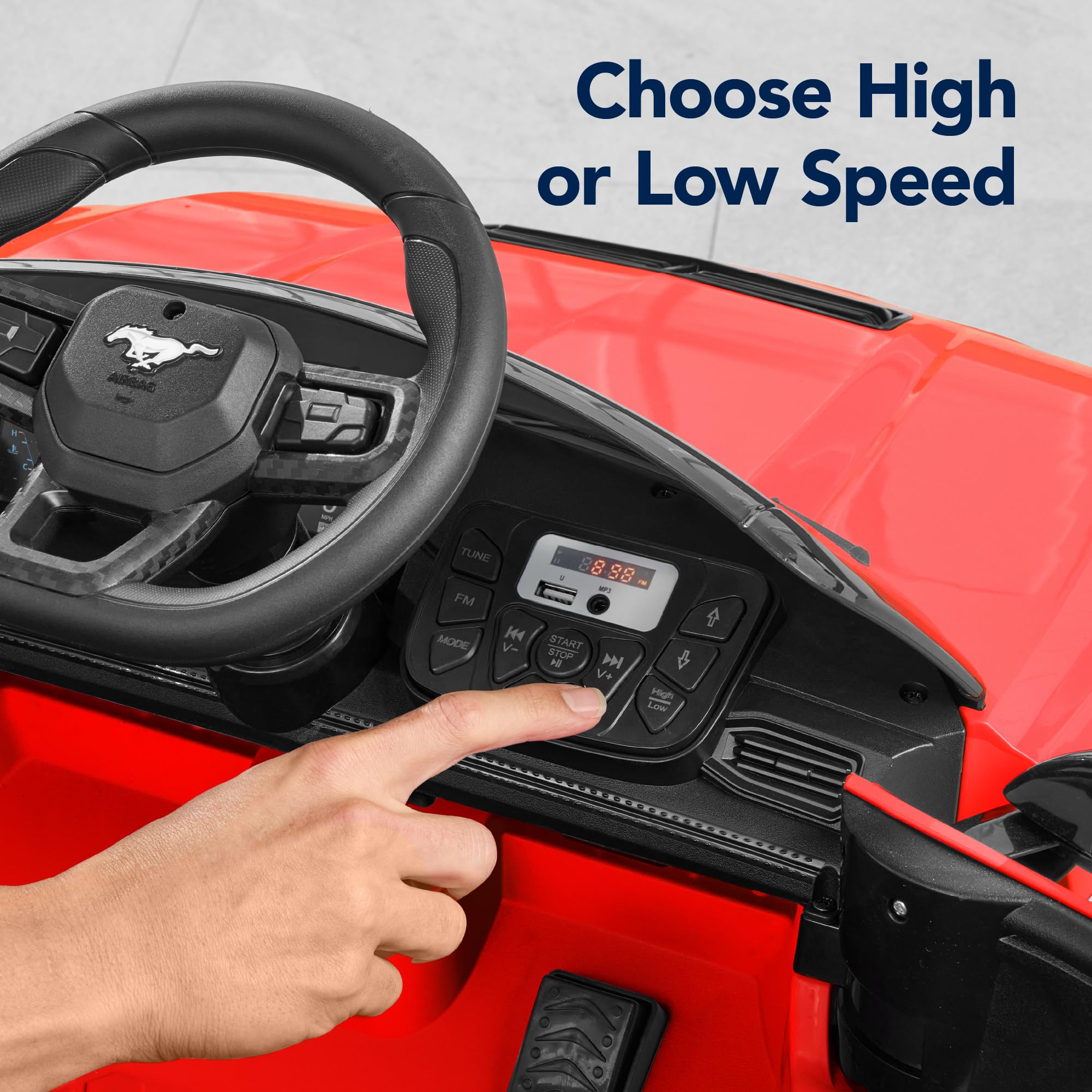 Foto 8 pulgar | Montable Eléctrico Infantil Ford Mustang 12 V Electric Ride On Car Best Choice Kids - Venta Internacional