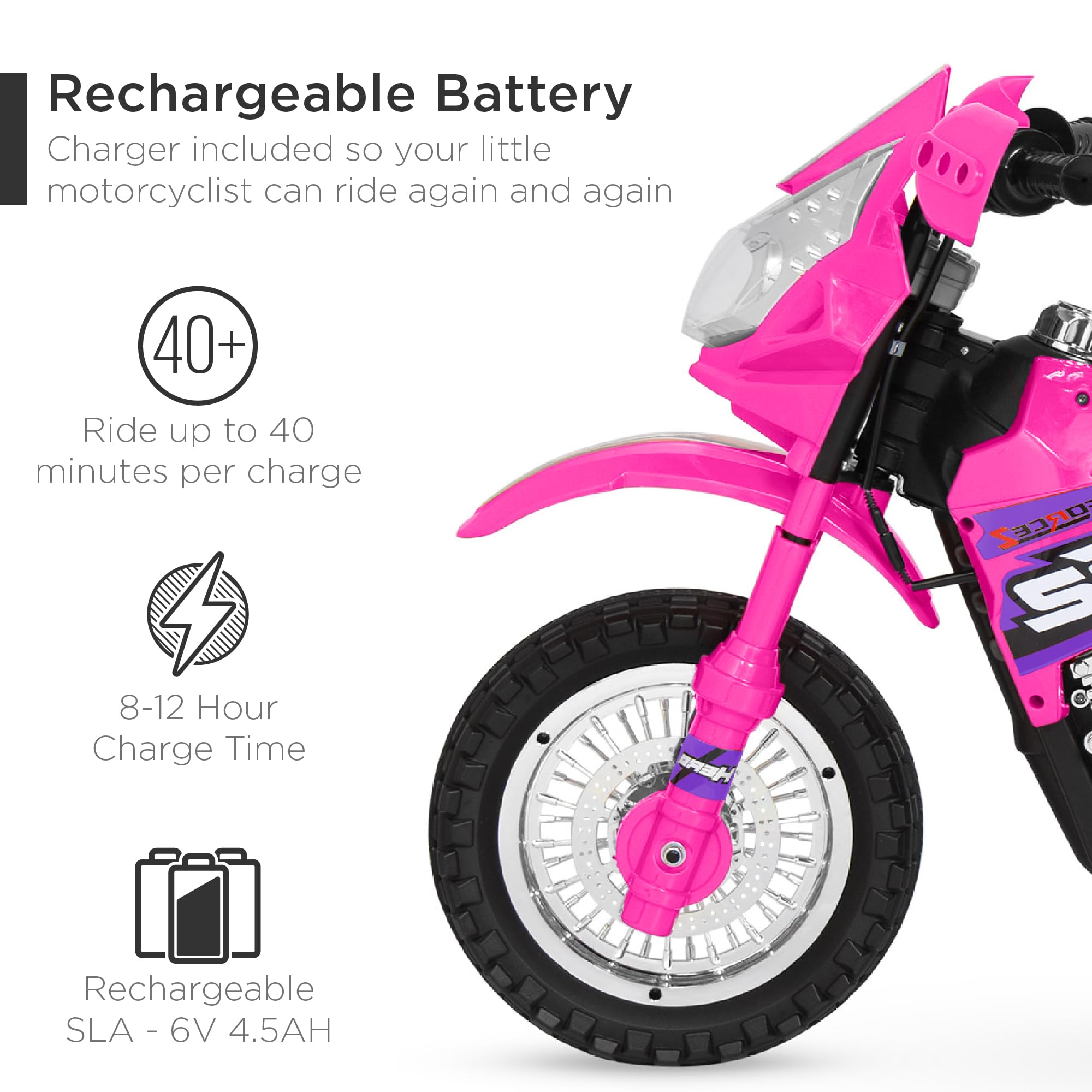 Foto 5 | Montable Eléctrico Best Choice Products Rosa-Venta Internacional
