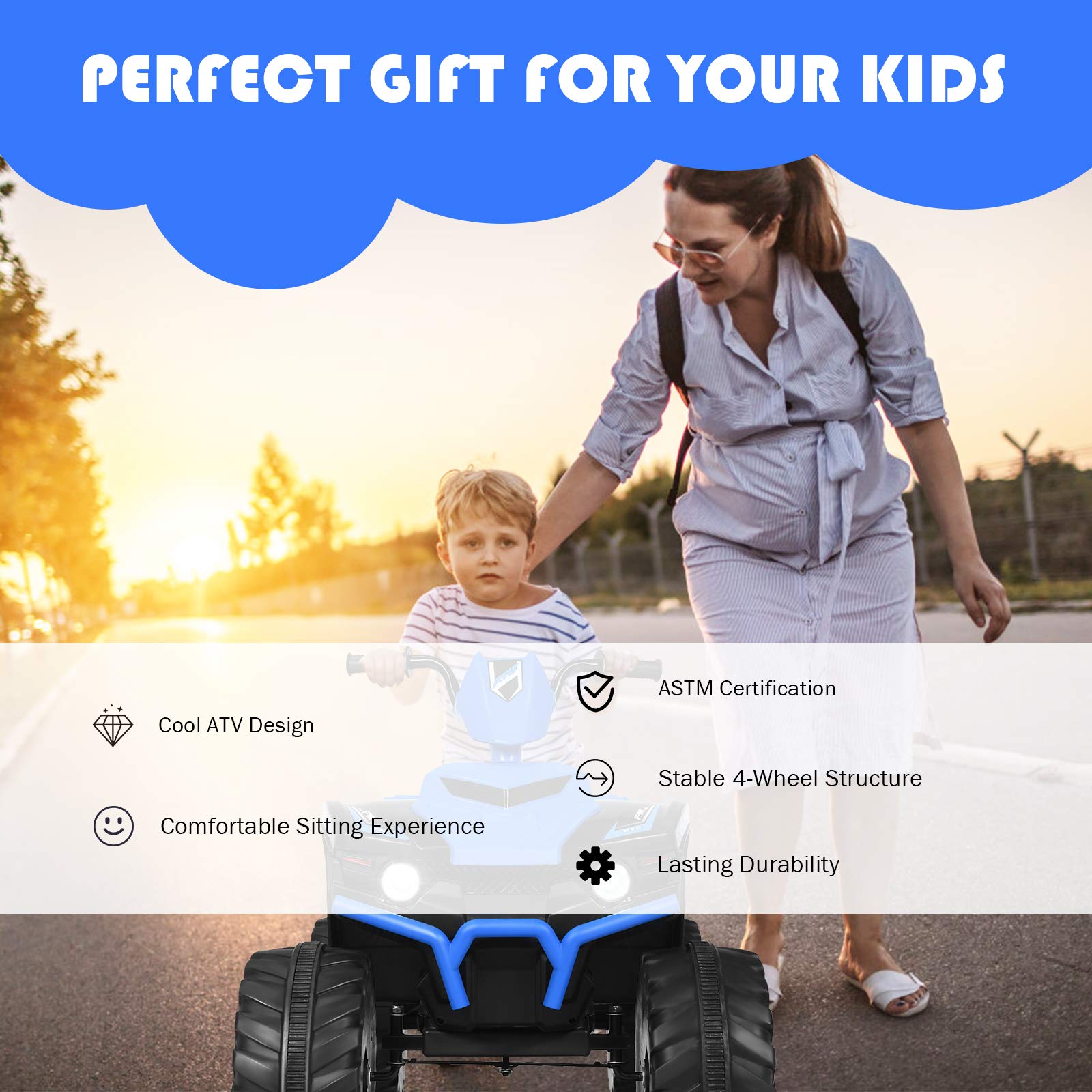 Foto 7 pulgar | Montable Eléctrico Costzon Kids 12 V - Venta Internacional
