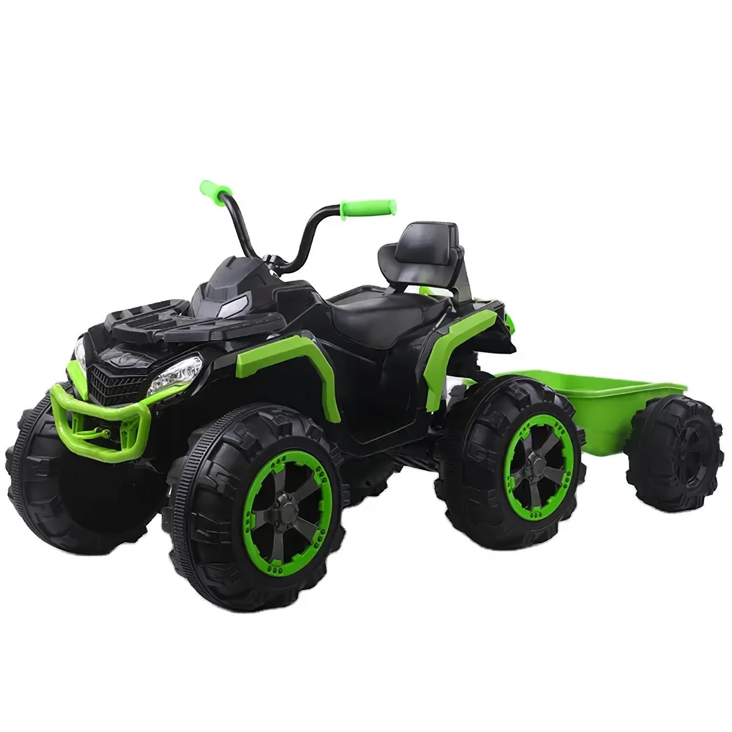 Foto 4 pulgar | Cuatrimoto Eléctrica Para Niños Aeiou Bm1289 4x4 Verde