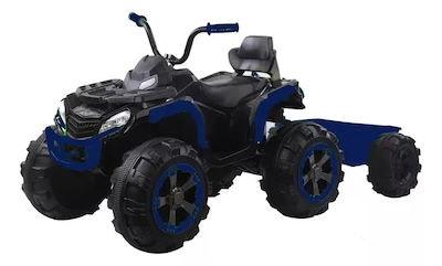Foto 2 | Cuatrimoto Eléctrica Para Niños Aeiou Bm1289 4x4 Azul