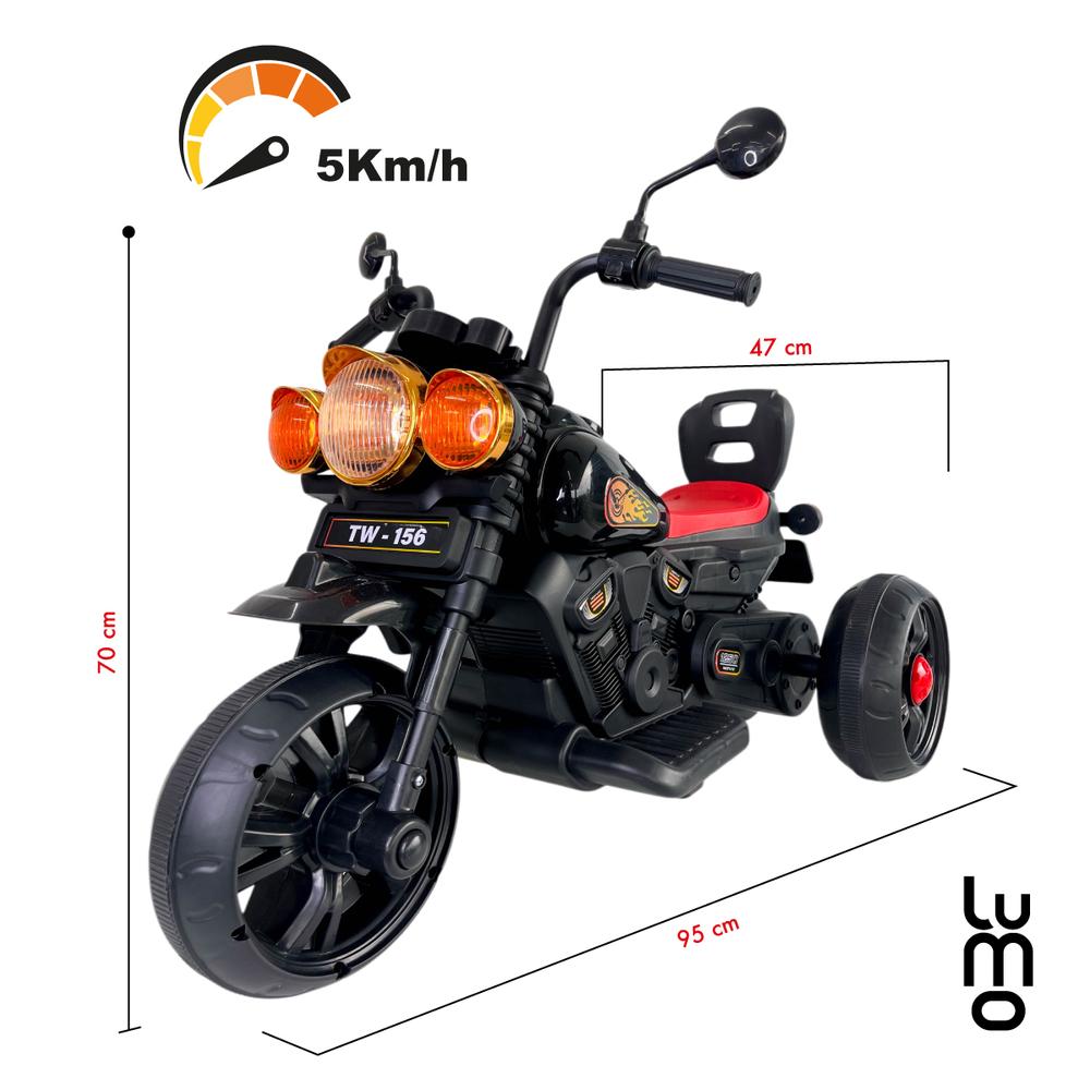 Foto 2 | Montable Eléctrico Lumo de Motocicleta con Luz y Sonido