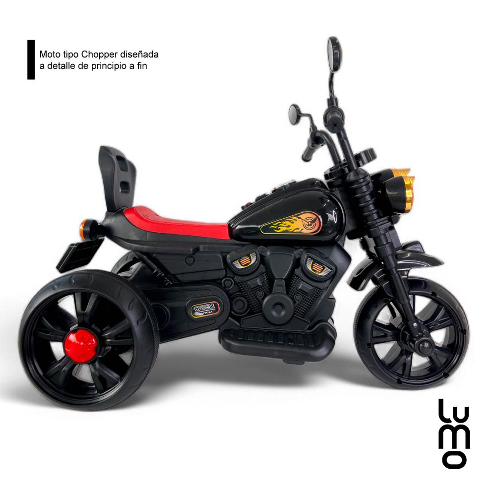 Foto 6 pulgar | Montable Eléctrico Lumo de Motocicleta con Luz y Sonido