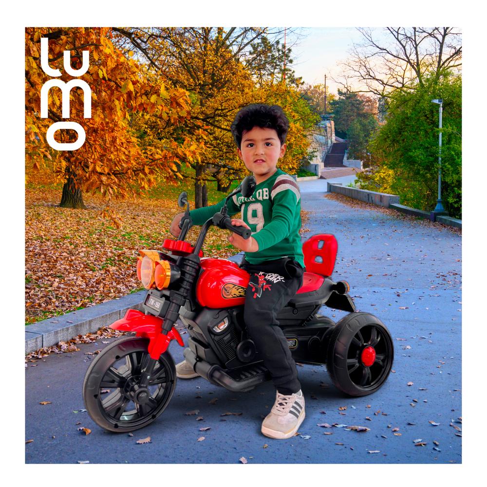 Foto 5 pulgar | Montable Eléctrico Lumo de Motocicleta con Luz y Sonido
