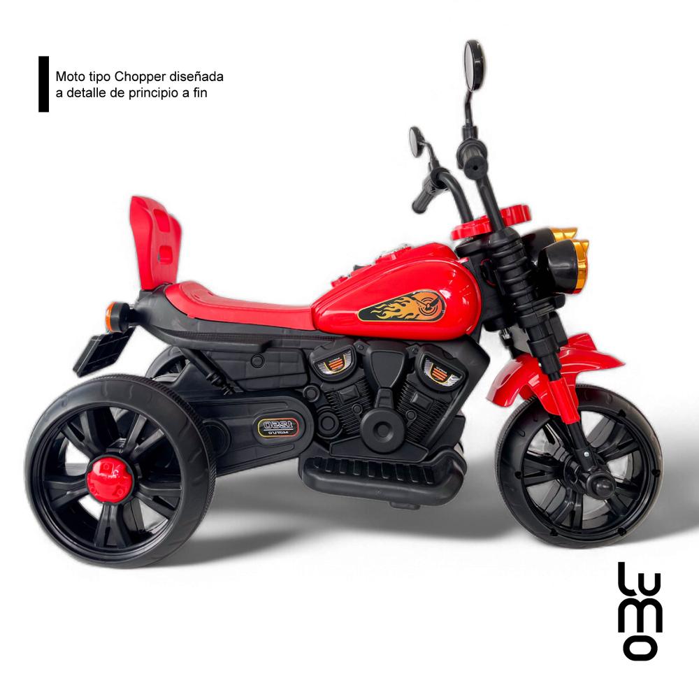 Foto 6 pulgar | Montable Eléctrico Lumo de Motocicleta con Luz y Sonido