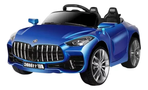 Foto 2 pulgar | Carro Eléctrico Aeiou Mercedes Benz Pintura Automotriz Azul