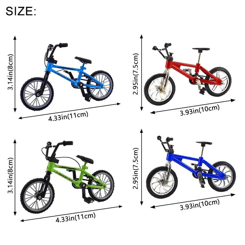 Foto 5 pulgar | Mini-alloy Finger Bike Creative Simulation Gift, Color Rojo - Venta Internacional.