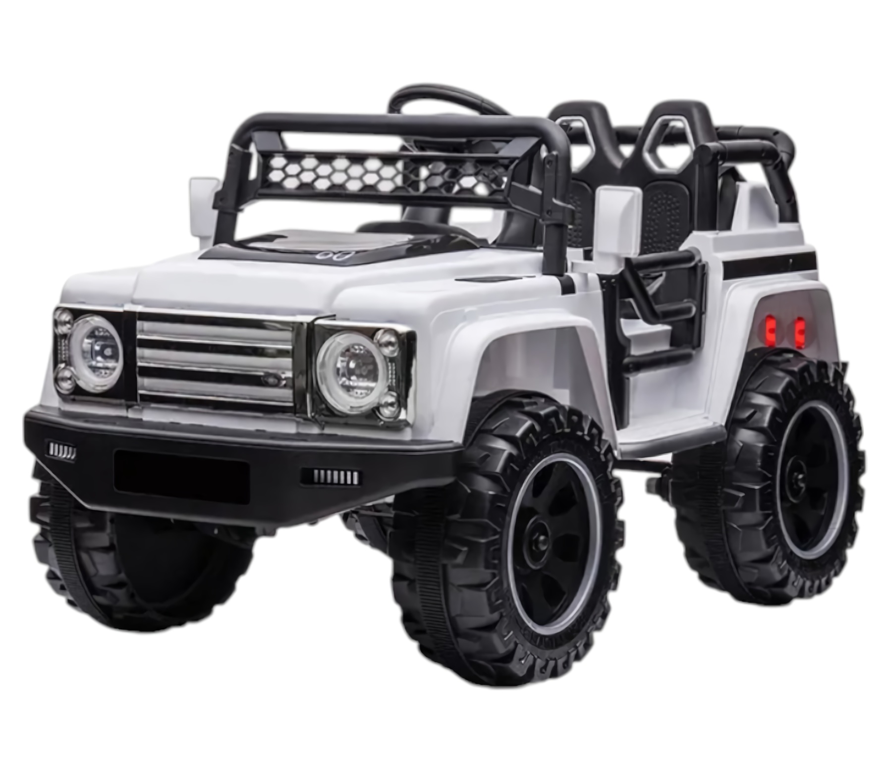 Foto 1 | Carro Montable Eléctrico Aeiou Bg6188c Control Remoto 4x4 Blanco