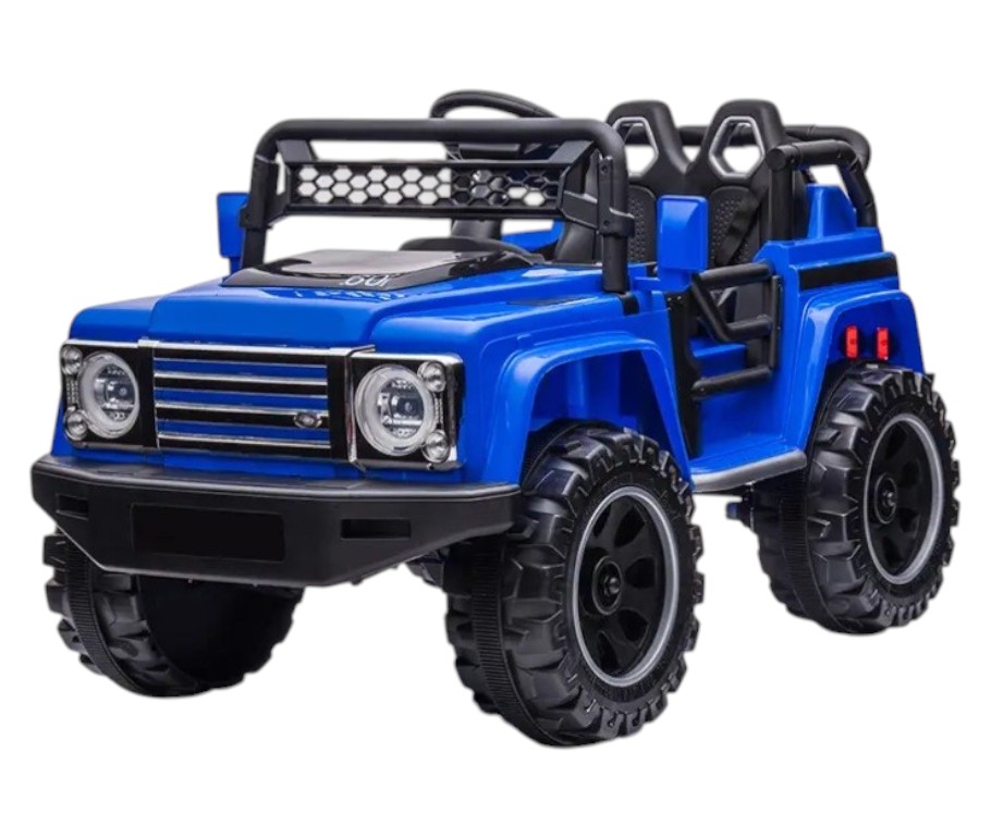 Foto 2 pulgar | Carro Montable Eléctrico Aeiou Bg6188c Control Remoto 4x4 Azul