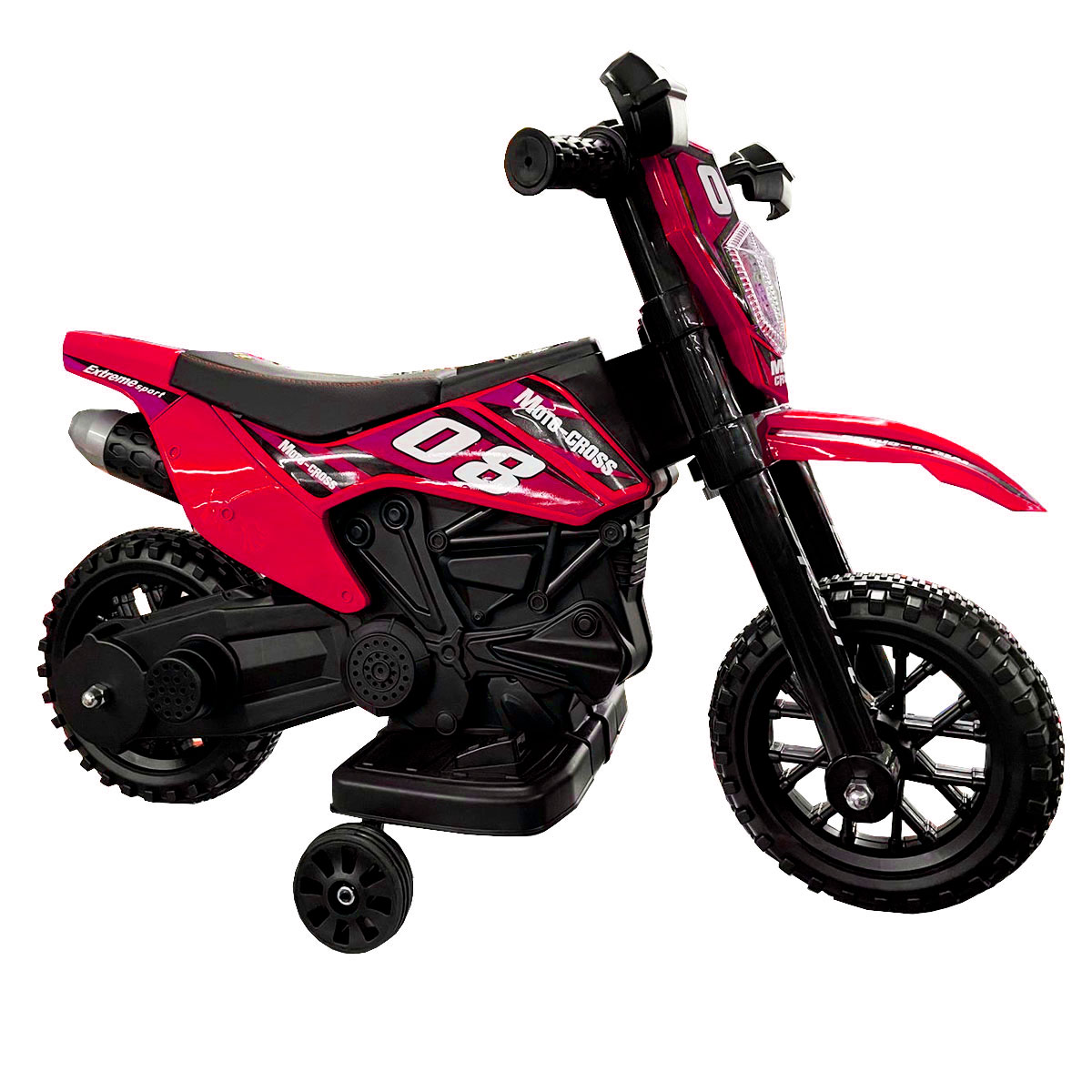 Foto 2 | Motito Montable Recargable 1288 Tipo Cross Color Rojo