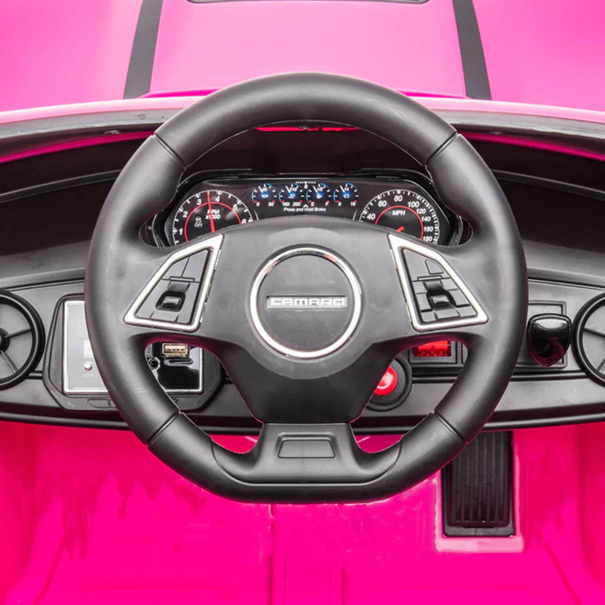Foto 6 pulgar | Carro Montable Control Remoto Licencia Chevrolet Camaro 2ss Color Rosa