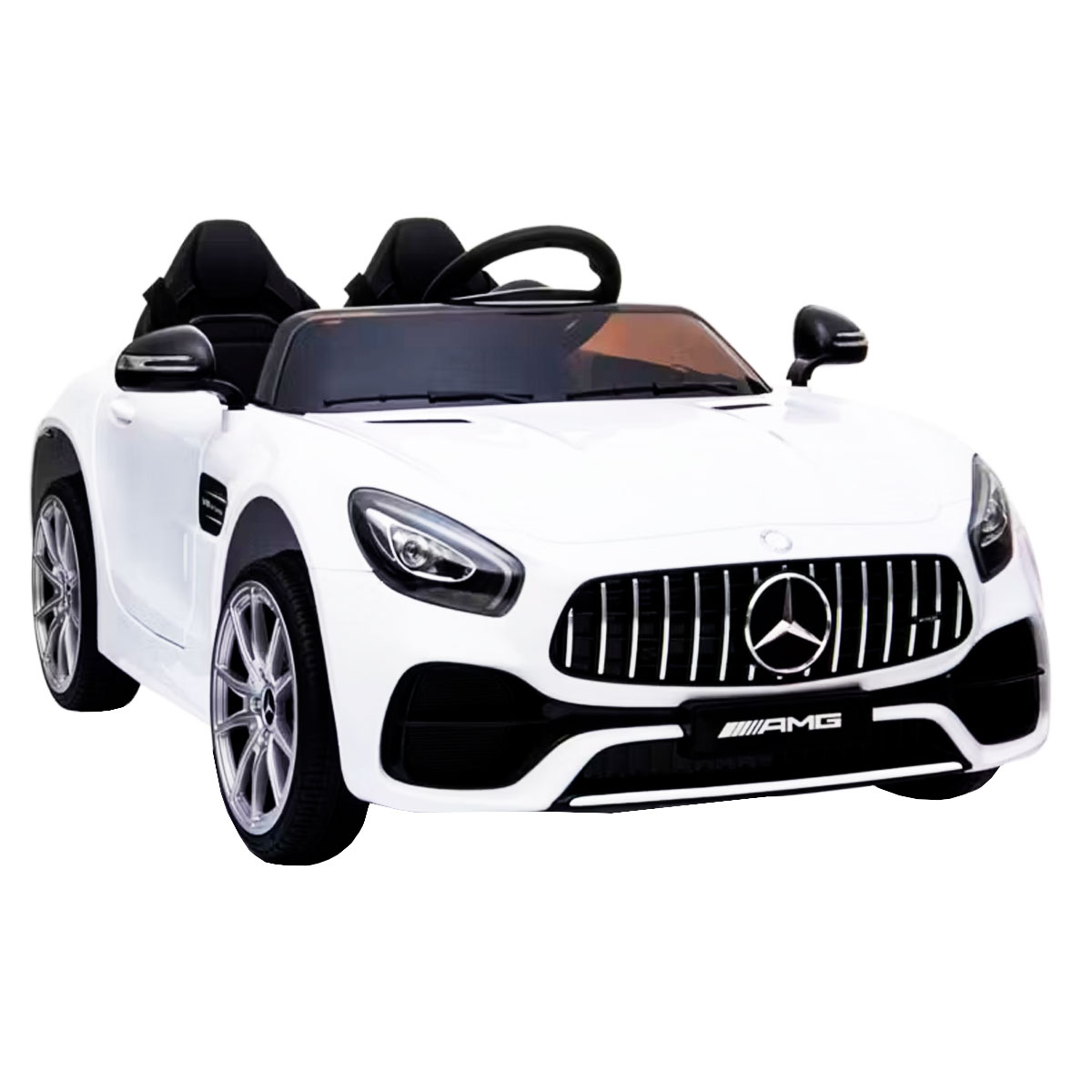 Foto 2 pulgar | Montable Eléctrico de Mercedes Benz Amg Blanco Infantil