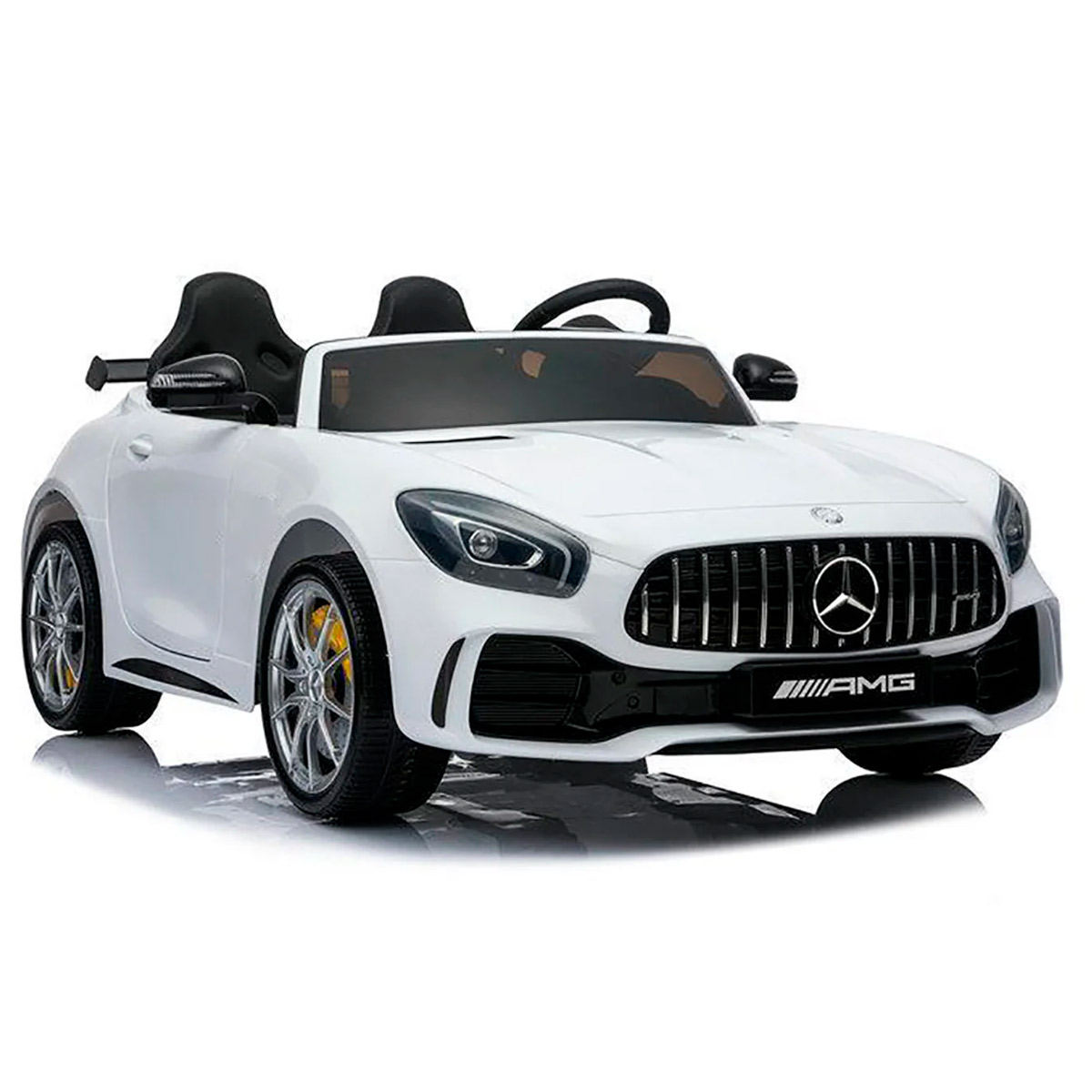 Foto 5 pulgar | Montable Eléctrico de Mercedes Benz Amg Blanco Infantil