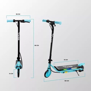 Foto 5 | Scooter Patín Eléctrico Eco-forte Sg10 Botón Inicio Rápido Azul