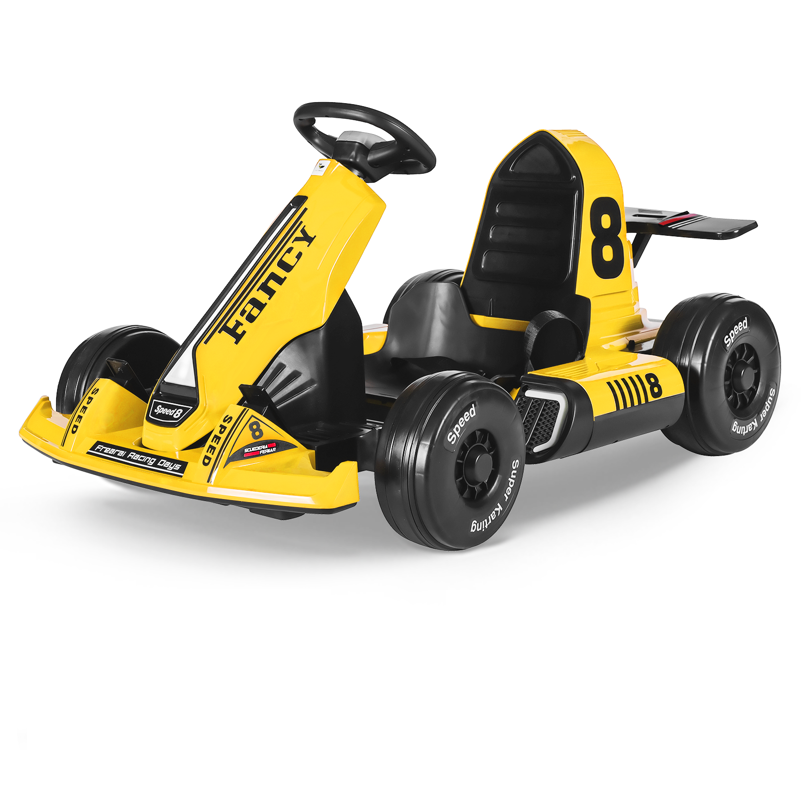 Foto 2 pulgar | Montable Electrico Infantil Honey Whale Bdq-8 Amarillo