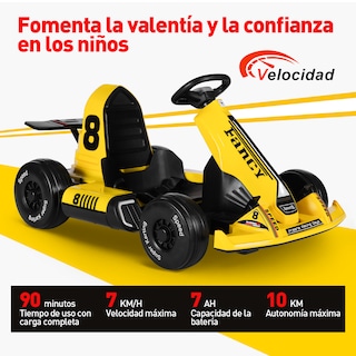 Foto 2 | Montable Electrico Infantil Honey Whale Bdq-8 Amarillo
