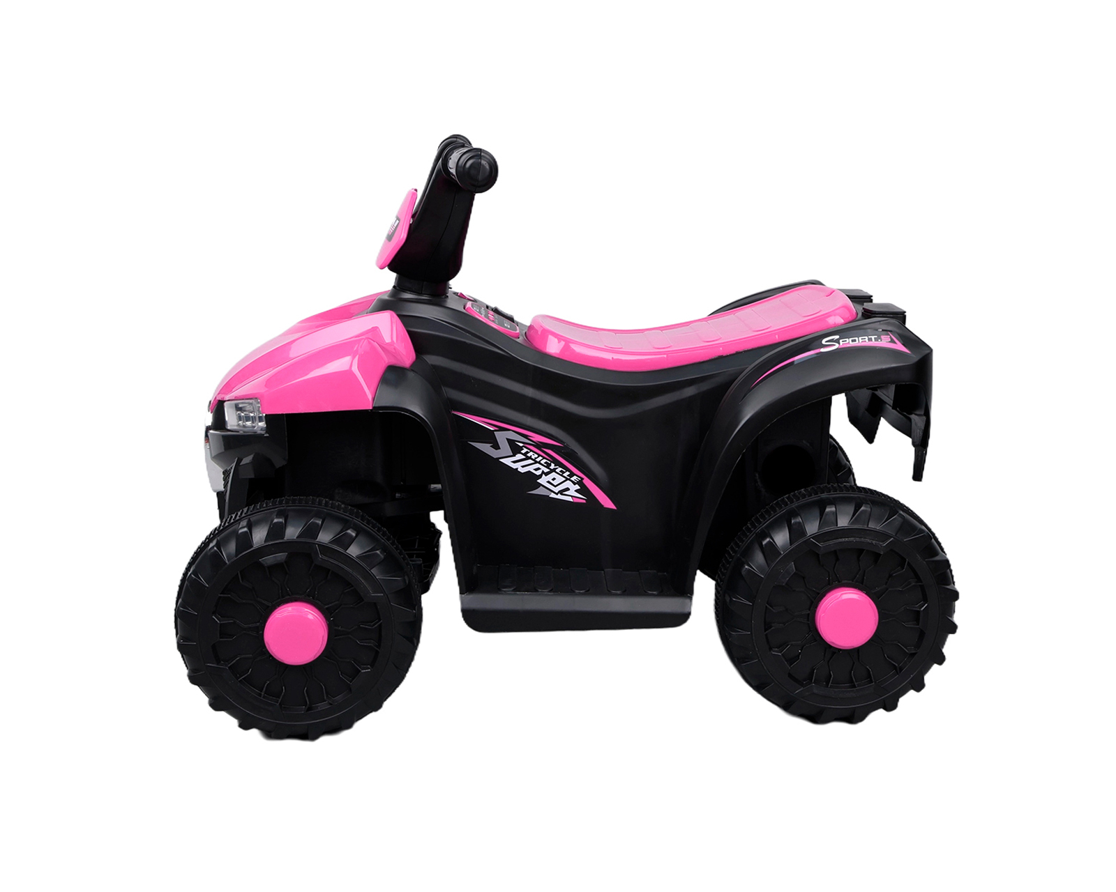 Foto 2 | Montable Infantil Cuatrimoto Eléctrica Basitex Color Rosa