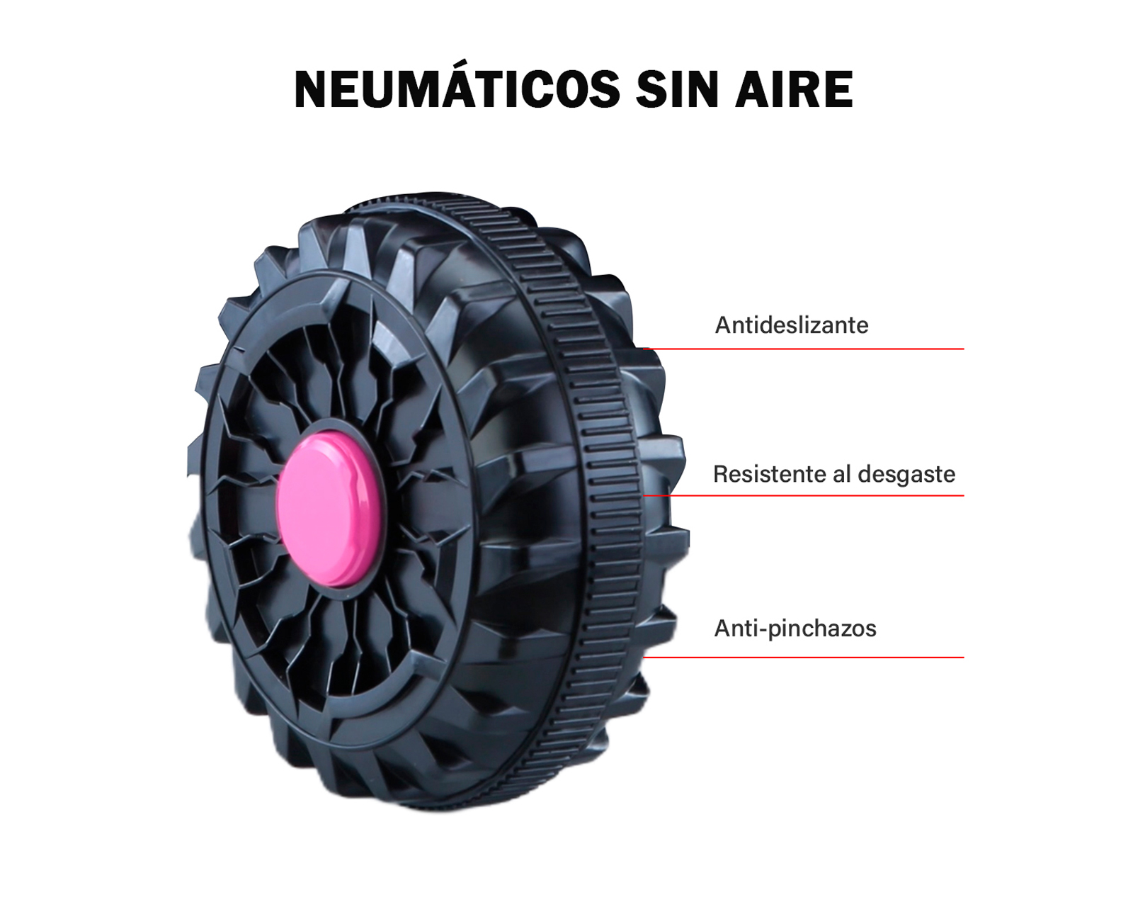 Foto 5 | Montable Infantil Cuatrimoto Eléctrica Basitex Color Rosa