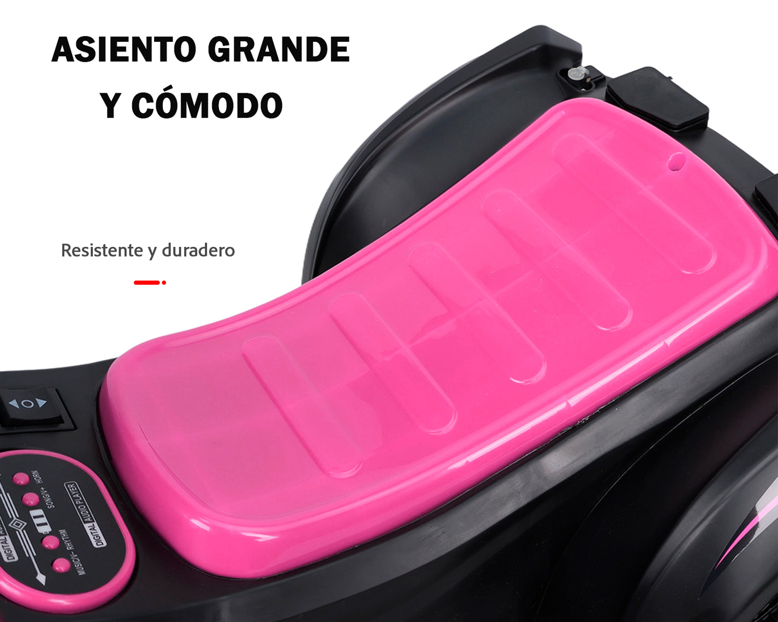 Foto 7 pulgar | Montable Infantil Cuatrimoto Eléctrica Basitex Color Rosa