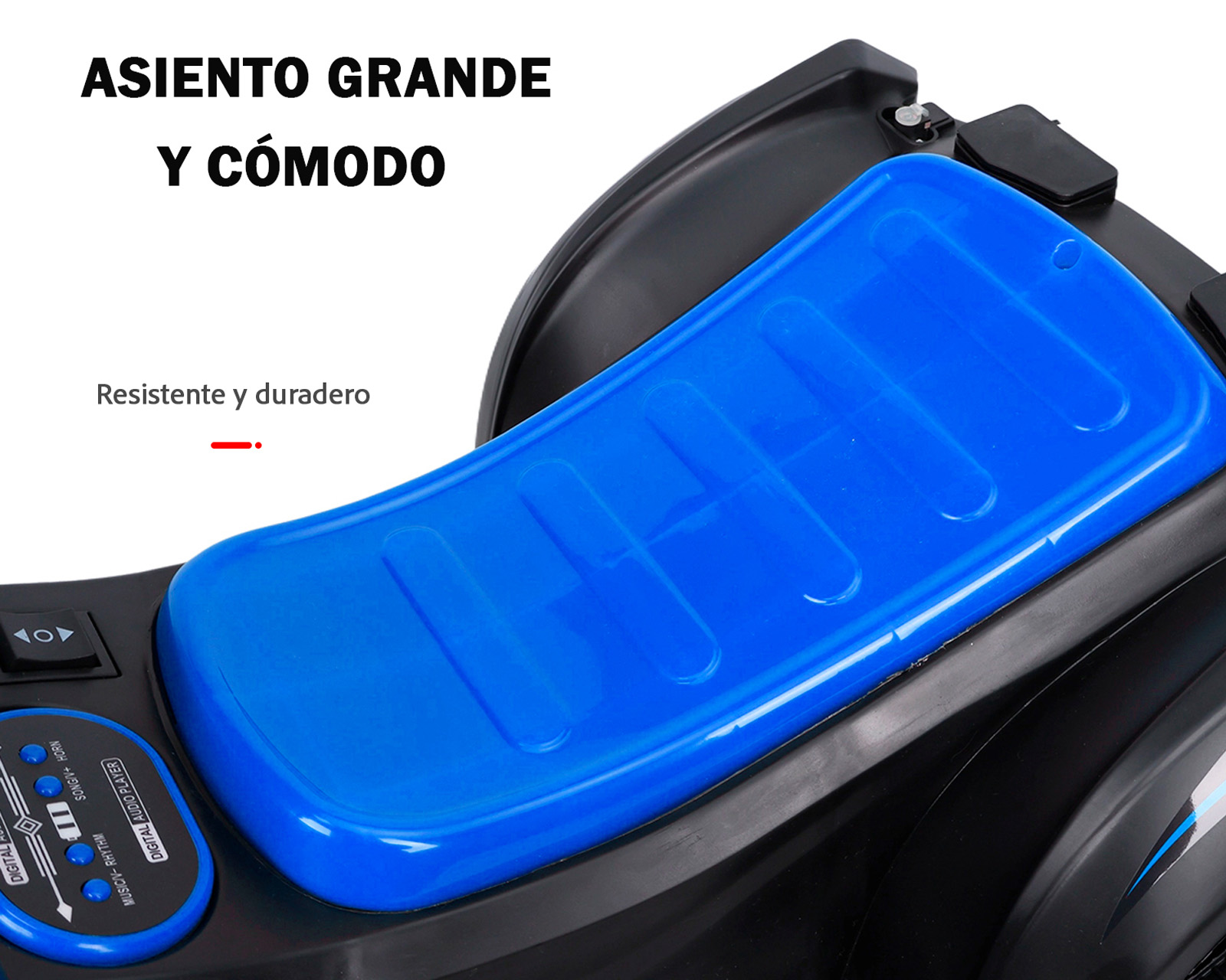 Foto 7 pulgar | Montable Infantil Cuatrimoto Eléctrica Basitex Color Azul