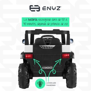Foto 6 | Camioneta Montable Eléctrico Águila Con Control Remoto Para Niña Niño Con Asientos De Piel Carro Todo Terreno Bcx-7