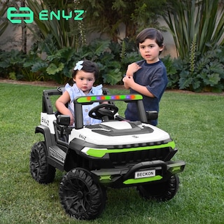 Foto 7 | Camioneta Montable Eléctrico Águila Con Control Remoto Para Niña Niño Con Asientos De Piel Carro Todo Terreno Bcx-7