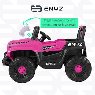Foto 5 | Camioneta Jeep Montable Chita Para Niña Niño Eléctrico Carro Todo Terreno Con Control Remoto Bcx-6 Enyz Luces Frontale