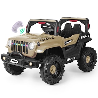 Foto 1 | Camioneta Jeep Montable León Para Niña Niño Eléctrico Carro Todo Terreno Con Control Remoto Bcx-6 Enyz Luces Frontales