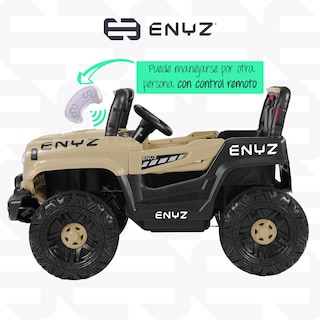 Foto 5 | Camioneta Jeep Montable León Para Niña Niño Eléctrico Carro Todo Terreno Con Control Remoto Bcx-6 Enyz Luces Frontales