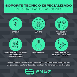 Foto 4 | Camioneta Jeep Montable Halcón Para Niña Niño Eléctrico Carro Todo Terreno Con Control Remoto Bcx-6 Enyz Luces Front