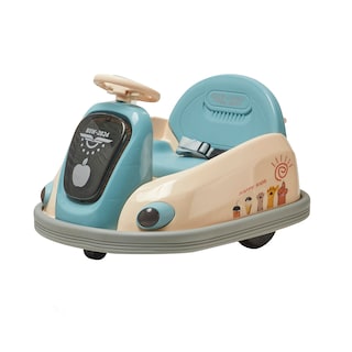 Foto 1 | Montable Eléctrico Crash Denco Toys Azul, Control Remoto Rotación 360° Bluetooth/usb/aux Música Luces Led, Cinturón
