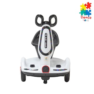 Foto 2 | Montable Eléctrico Scoote Denco Toys Blanco, Control Remoto Rotación 360° Bluetooth/usb/aux, Música Luces Led, Cint