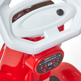 Foto 3 | Montable Eléctrico Bubbles Denco Toys Rojo, Control Remoto Rotación 360° Bluetooth/usb/aux, Burbujas, Música Luces Led