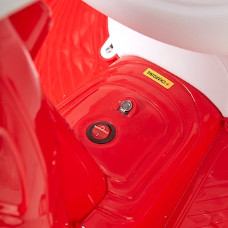 Foto 4 | Montable Eléctrico Bubbles Denco Toys Rojo, Control Remoto Rotación 360° Bluetooth/usb/aux, Burbujas, Música Luces Led