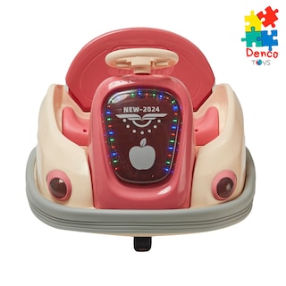 Foto 2 | Montable Eléctrico Crash Denco Toys Rosa, Control Remoto Rotación 360° Bluetooth/usb/aux Música Luces Led, Cinturón