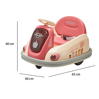 Foto 6 | Montable Eléctrico Crash Denco Toys Rosa, Control Remoto Rotación 360° Bluetooth/usb/aux Música Luces Led, Cinturón