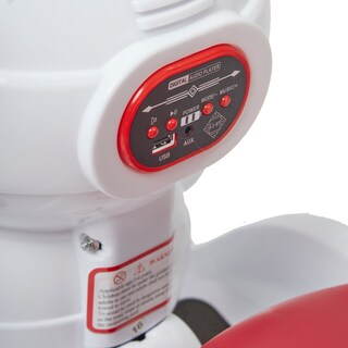 Foto 3 | Montable Eléctrico Motonauta Denco Toys Rojo, Control Remoto Rotación 360° Bluetooth/usb/aux Música Luces Led, Cintu