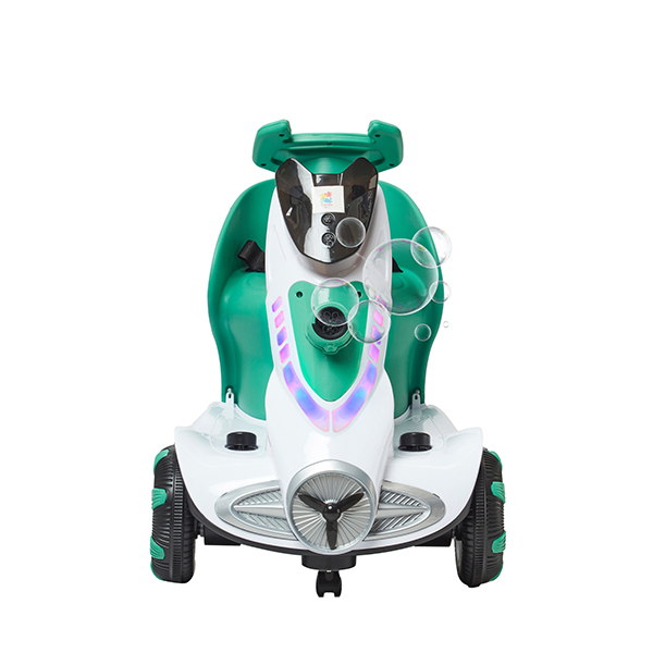 Foto 1 | Montable Eléctrico Bubbles Denco Toys Verde, Control Remoto Rotación 360° Bluetooth/usb/aux, Burbujas, Música Luces L