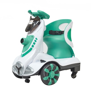 Foto 2 | Montable Eléctrico Bubbles Denco Toys Verde, Control Remoto Rotación 360° Bluetooth/usb/aux, Burbujas, Música Luces L