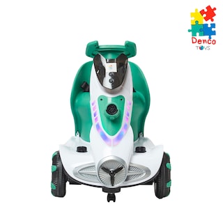 Foto 7 | Montable Eléctrico Bubbles Denco Toys Verde, Control Remoto Rotación 360° Bluetooth/usb/aux, Burbujas, Música Luces L