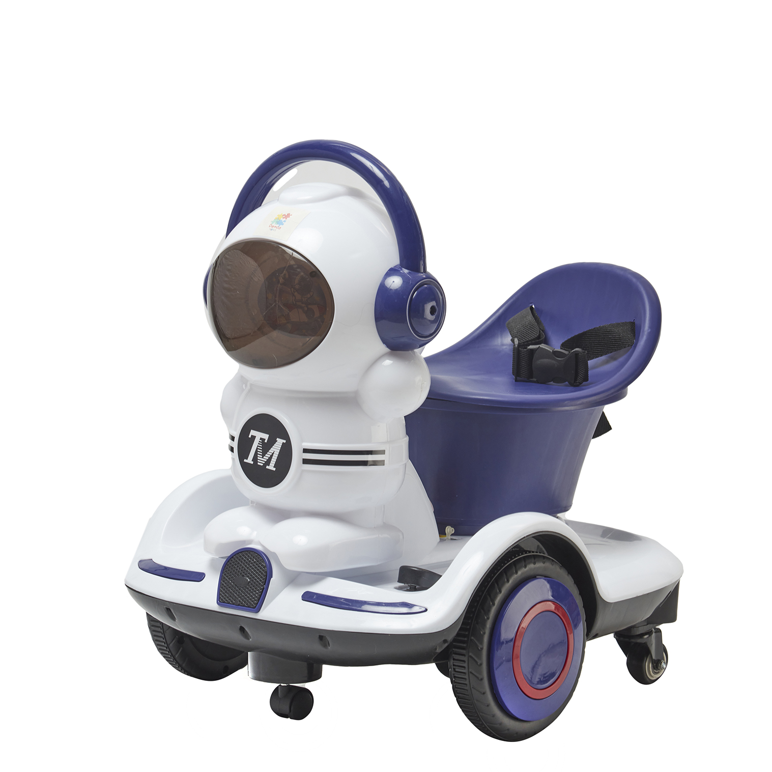 Foto 2 | Montable Eléctrico Motonauta Denco Toys Azul, Control Remoto Rotación 360° Bluetooth/usb/aux Música Luces Led, Cintu