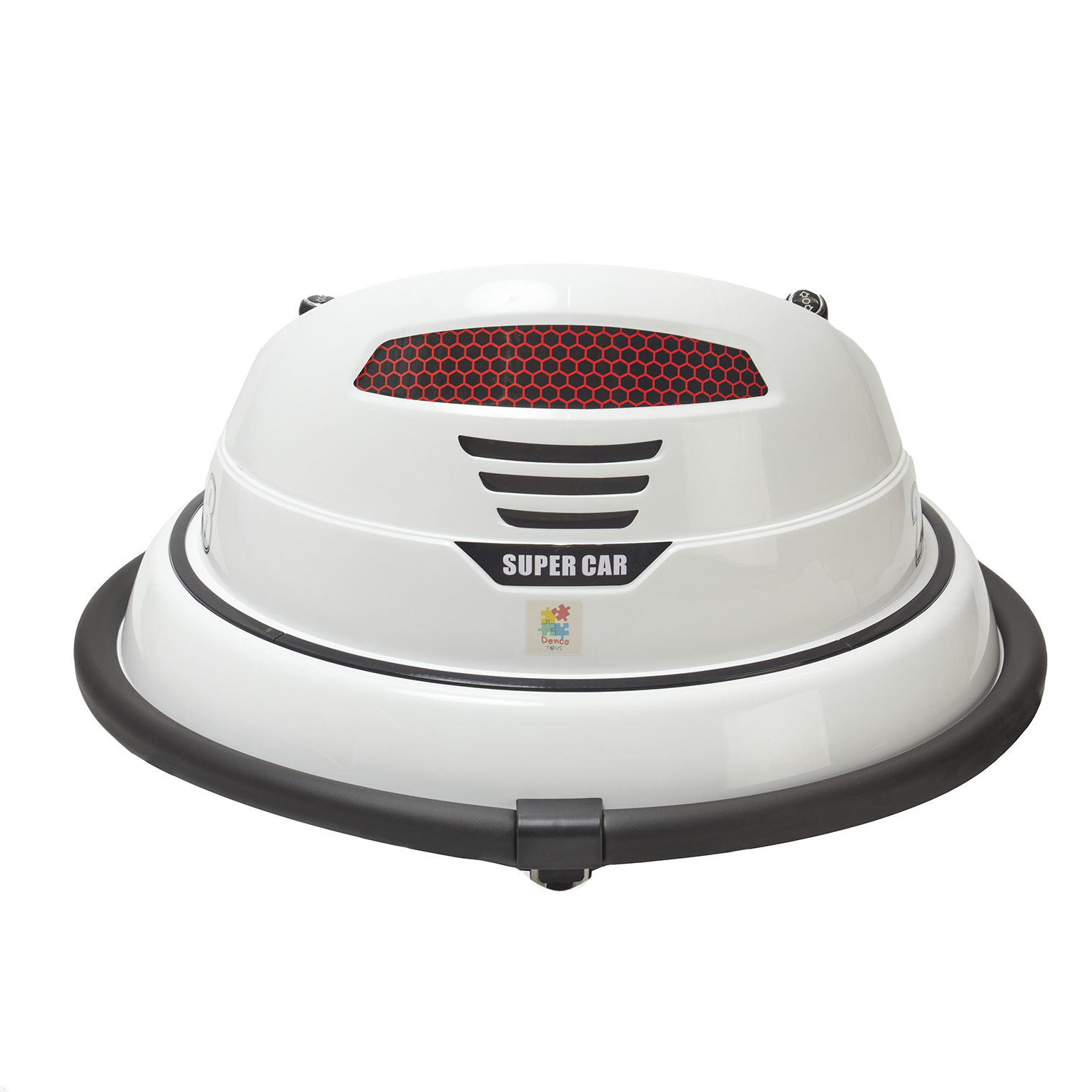 Foto 6 pulgar | Montable Eléctrico Bumper Car Denco Toys Blanco, Control Remoto Rotación 360° Bluetooth/usb/aux Música Luces Led,