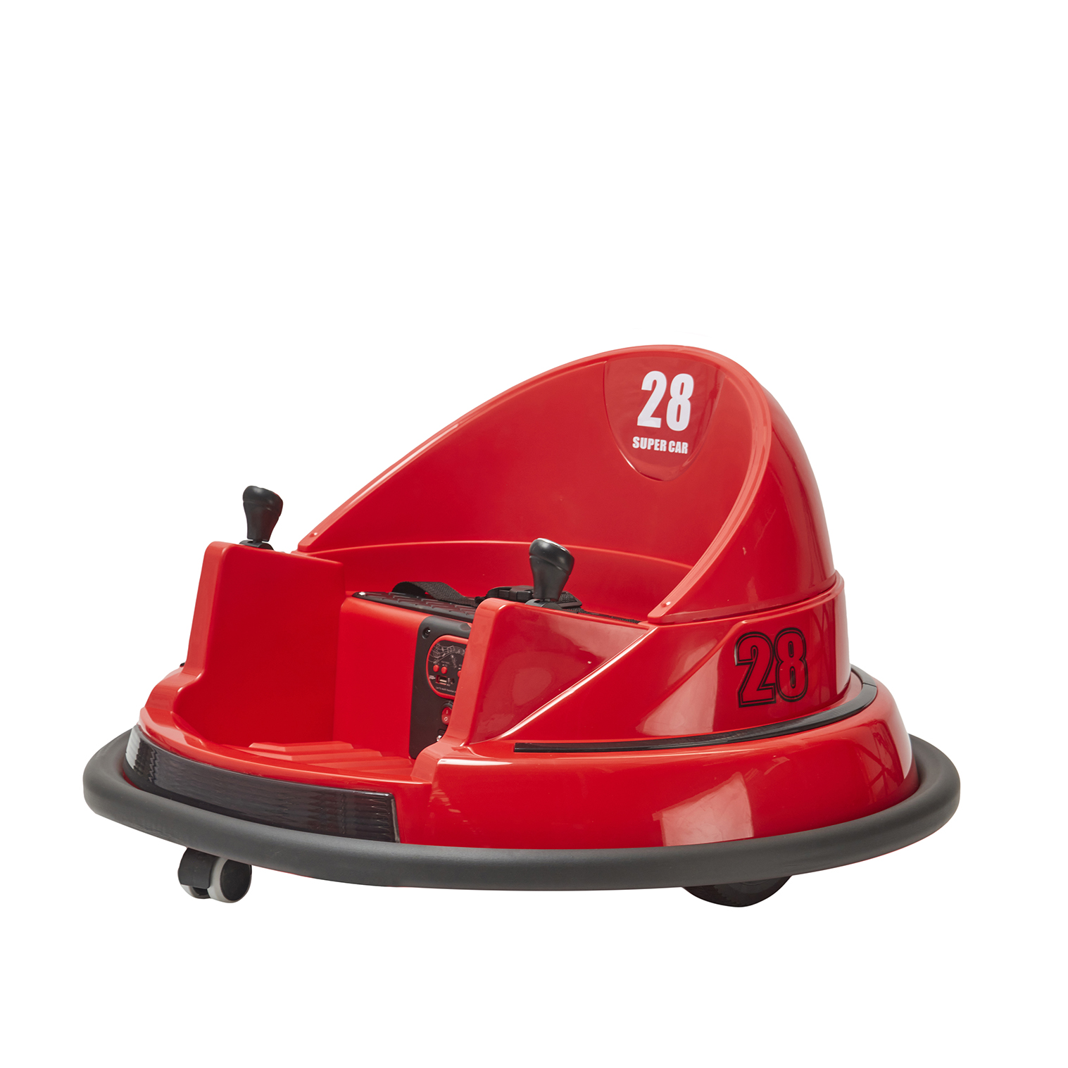 Foto 1 | Montable Eléctrico Bumper Car Denco Toys Rojo, Control Remoto Rotación 360° Bluetooth/usb/aux Música Luces Led, Cin
