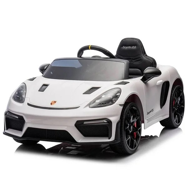 Foto 2 pulgar | Montable Eléctrico Coche Injusa Porsche Spyder 718 RS Blanco