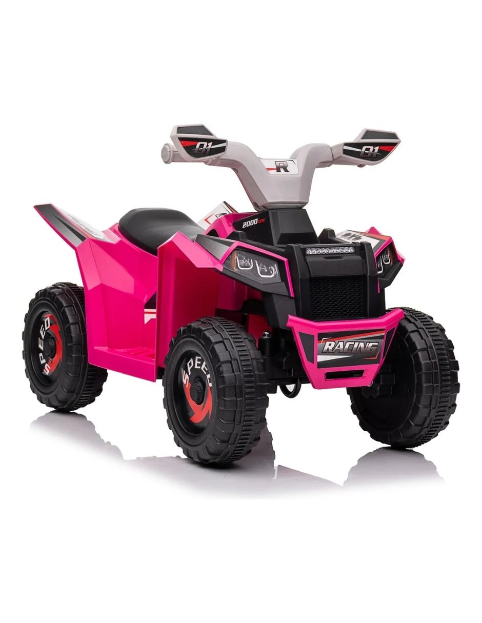Foto 2 pulgar | Cuatrimoto Mini Moto Eléctrica Montable Infantil Recargable Rosa