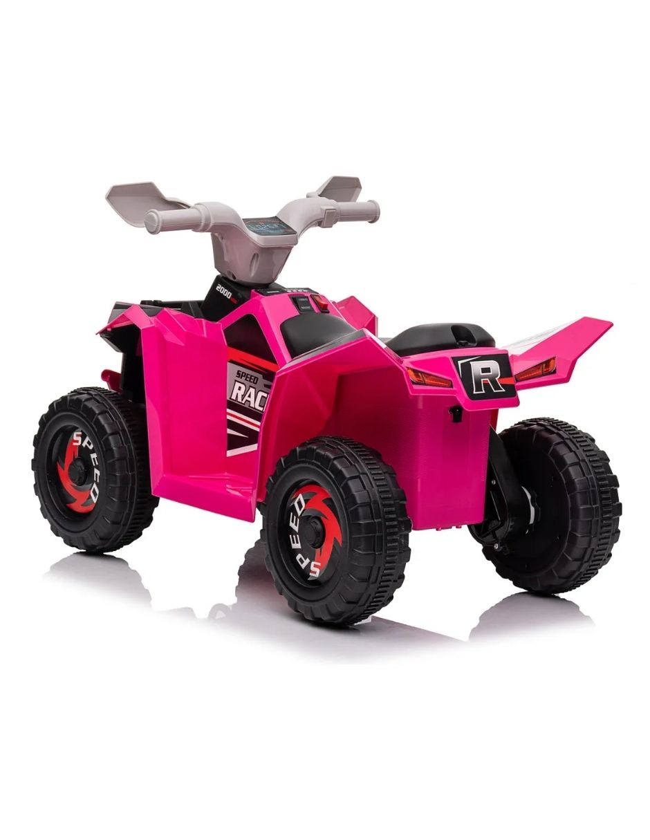 Foto 4 pulgar | Cuatrimoto Mini Moto Eléctrica Montable Infantil Recargable Rosa